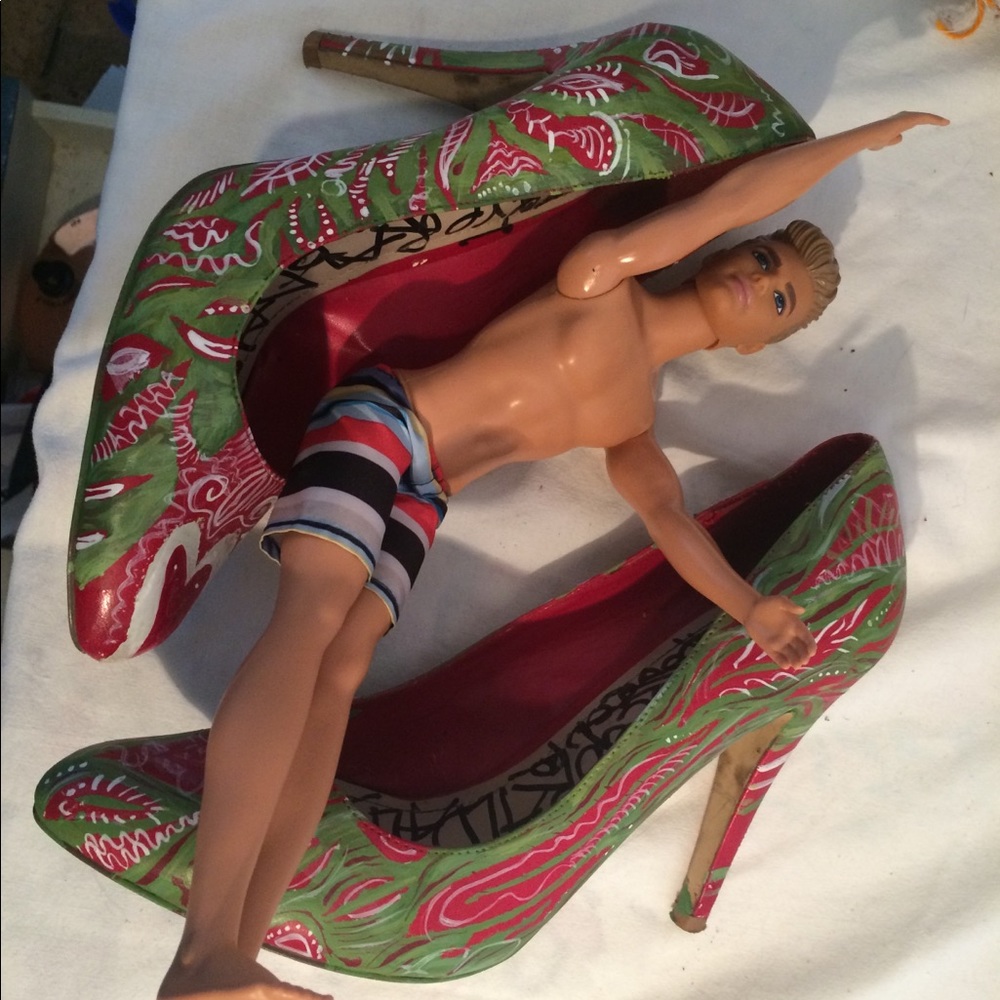 Watermelon heels